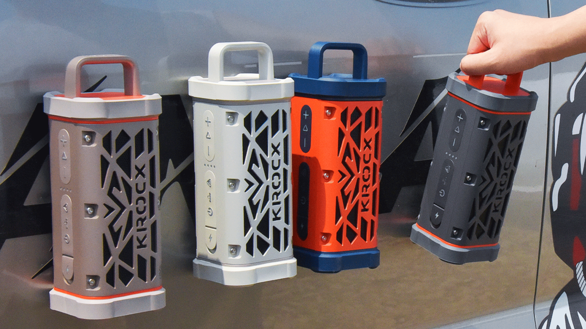 Amazon.com: KROCX TRAVOR Magnetic Bluetooth Speaker, 45W Rugged